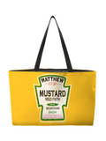 Kerusso Mustard Weekender Tote Bag