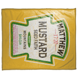 Kerusso Mustard Fleece Blanket