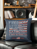 HOLD FAST Reagan Freedom Square Pillow