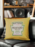 Kerusso Mustard Square Pillow