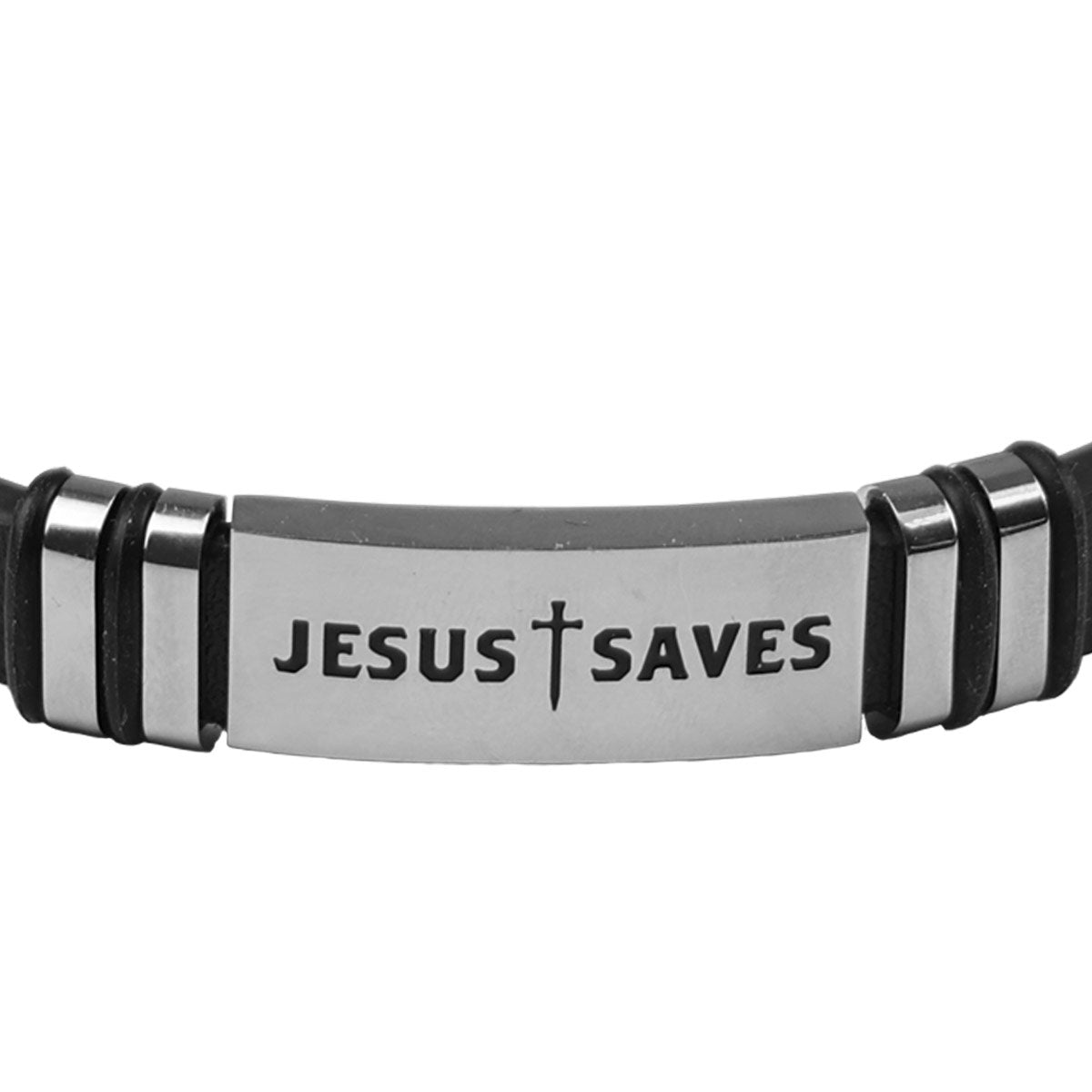 Kerusso Mens Bracelet Jesus Saves