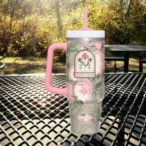 Kerusso 30 oz Stainless Steel Mug With Straw Endures Forever