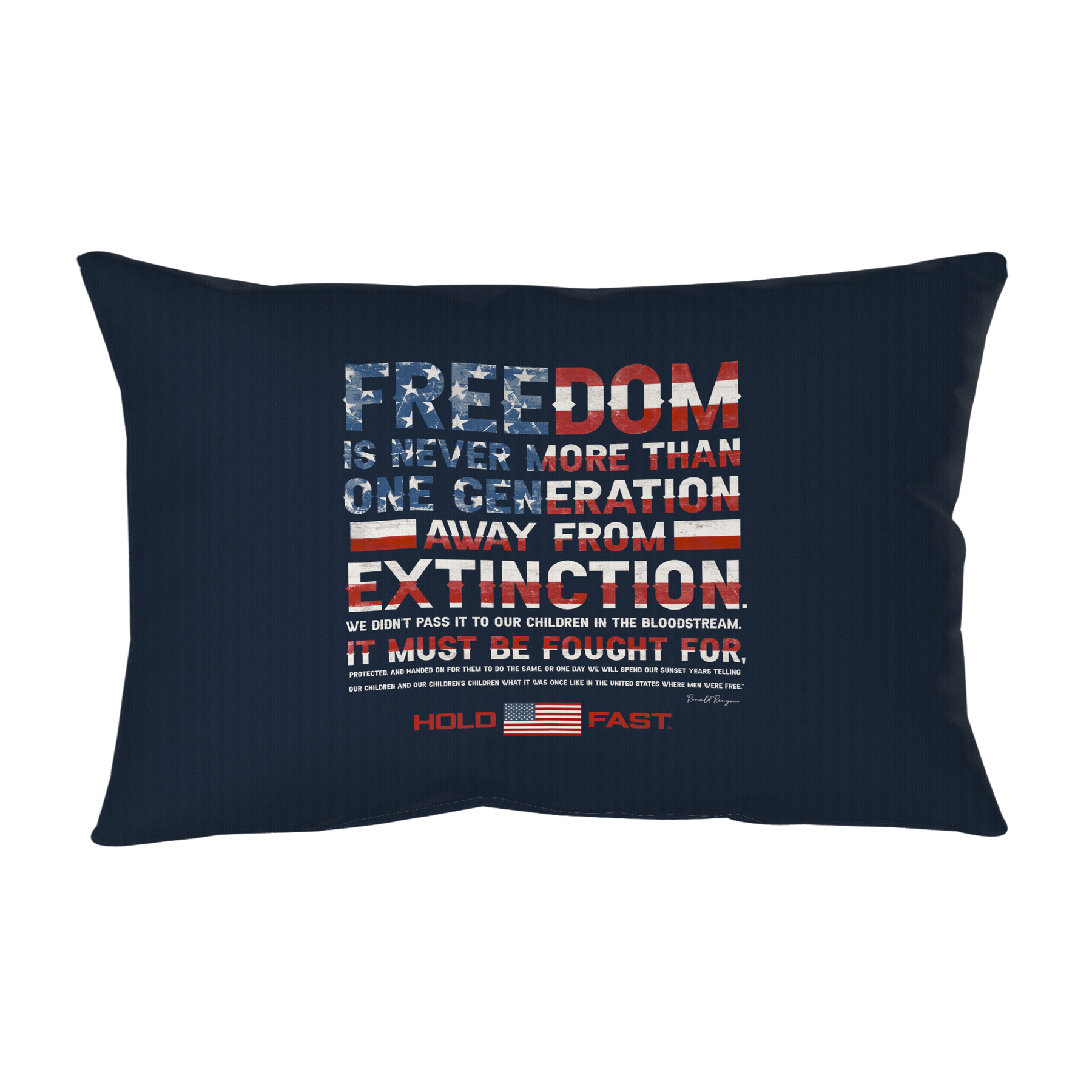 HOLD FAST Reagan Freedom Rectangular Pillow