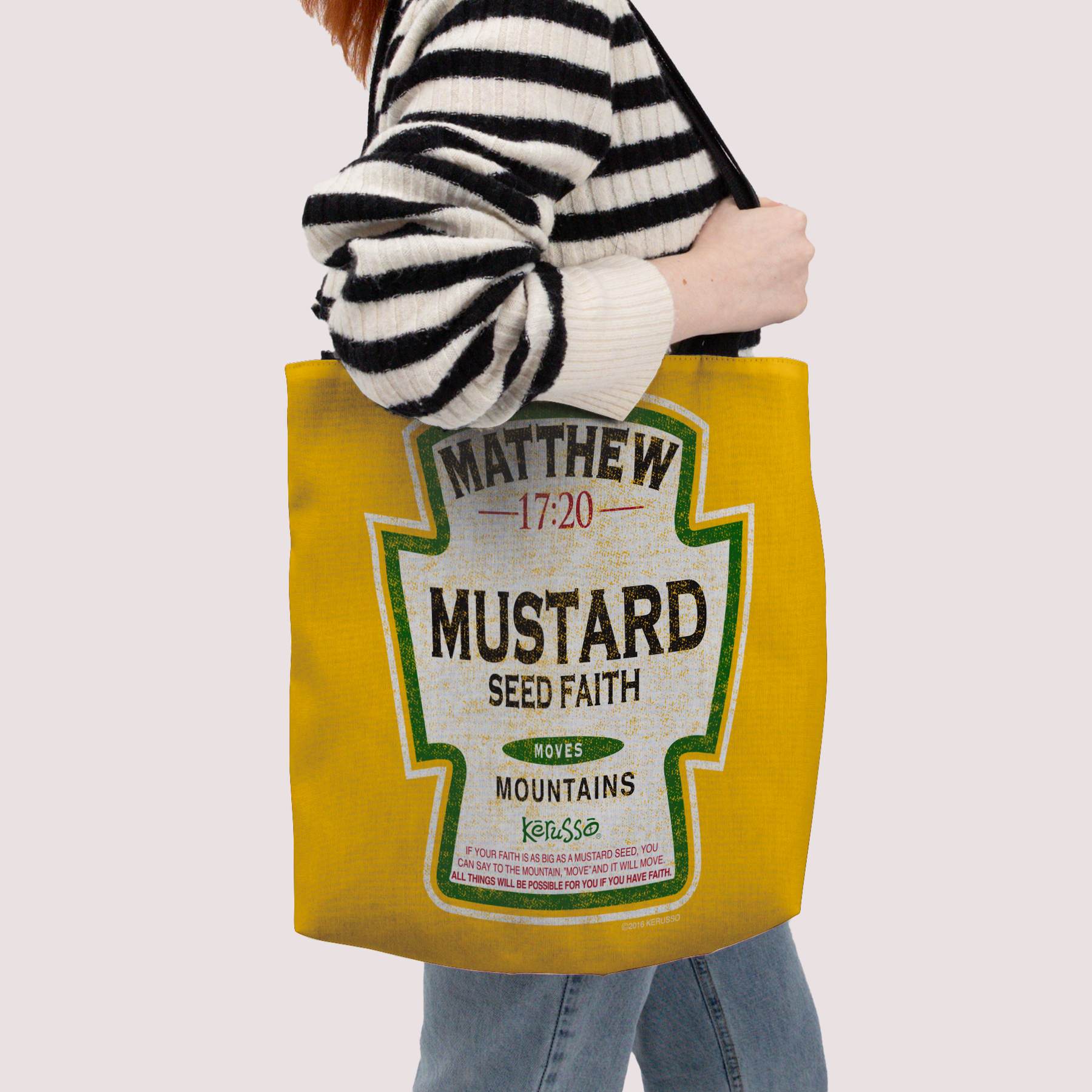 Kerusso Mustard Classic Tote Bag