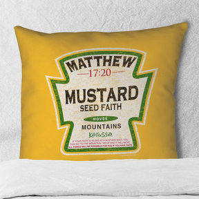 Kerusso Mustard Square Pillow