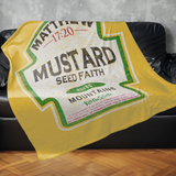 Kerusso Mustard Plush Fleece Blanket