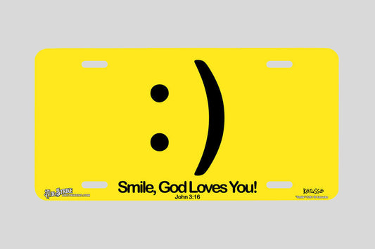 "Smile" - Decorative License Plate