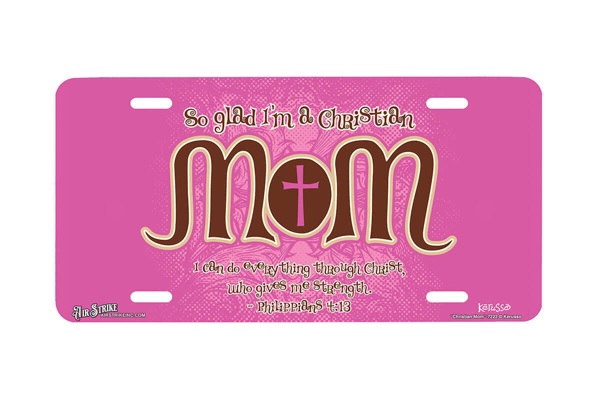 "Christian Mom" - Decorative License Plate