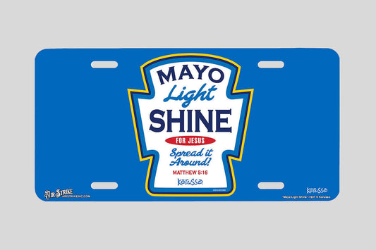 "Mayo Light Shine" - Decorative License Plate