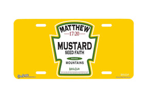 "Mustard" - Decorative License Plate
