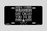 "Warrior" - Decorative License Plate