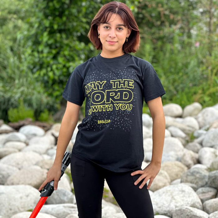 "May The Lord Be With You" Christian T-Shirt - Kerusso Verse Tee, 2 Thessalonians 3:16 - View #12