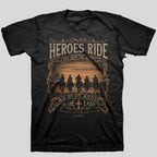 Kerusso Mens T-Shirt Heroes Ride