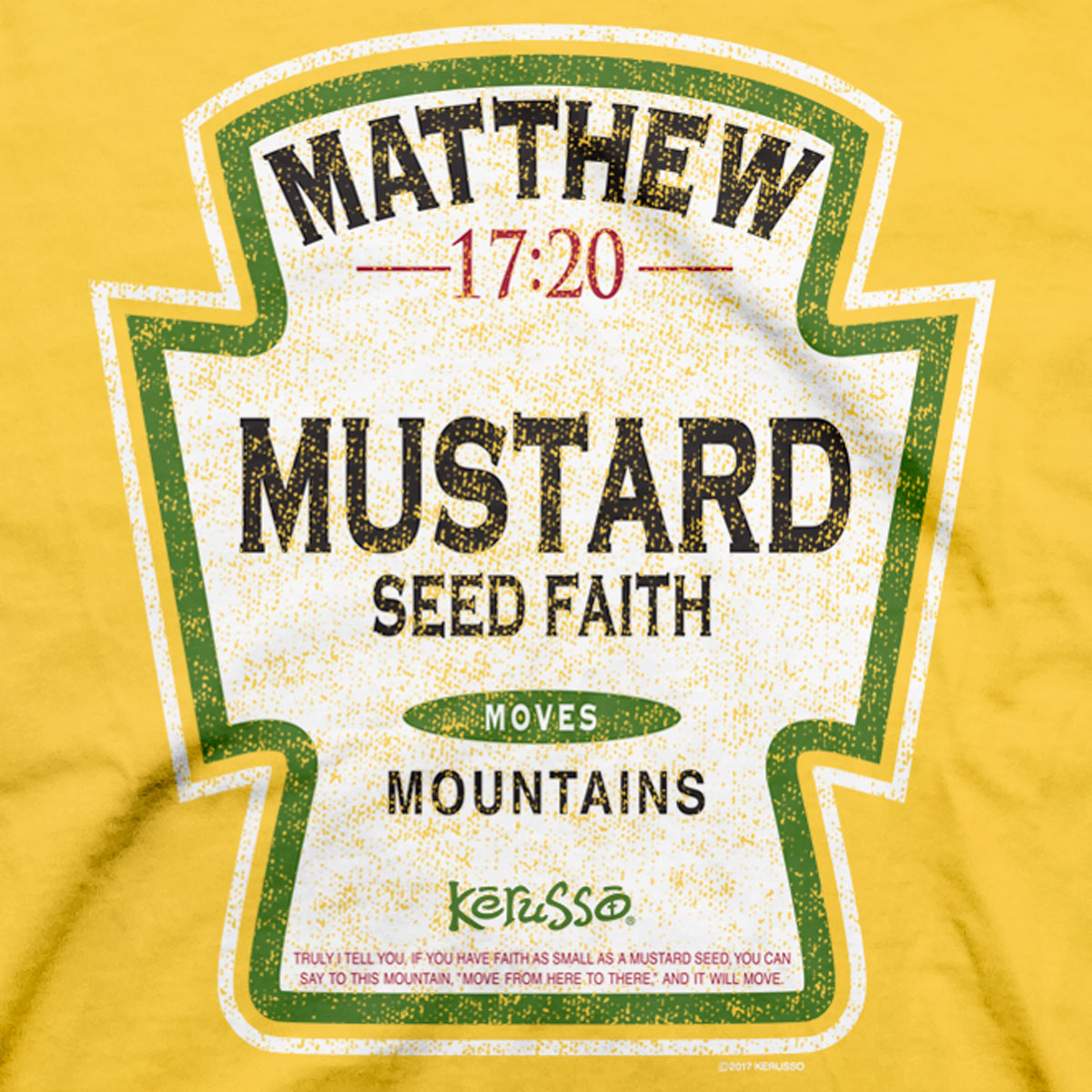 Kerusso Christian T-Shirt Mustard Secondary image