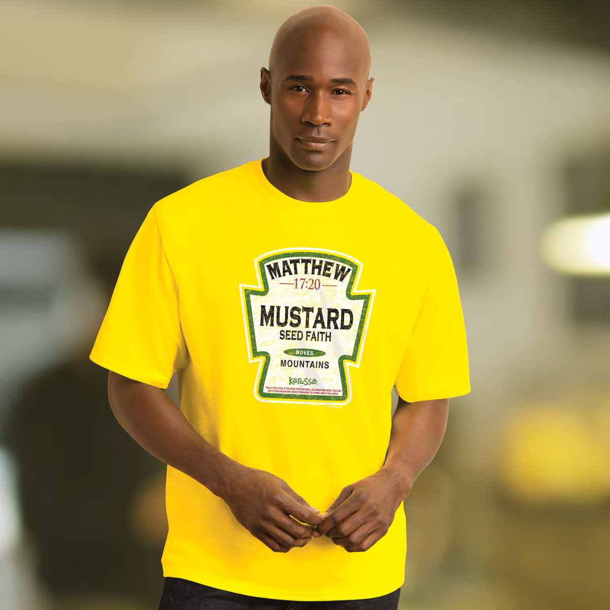 Kerusso Christian T-Shirt Mustard