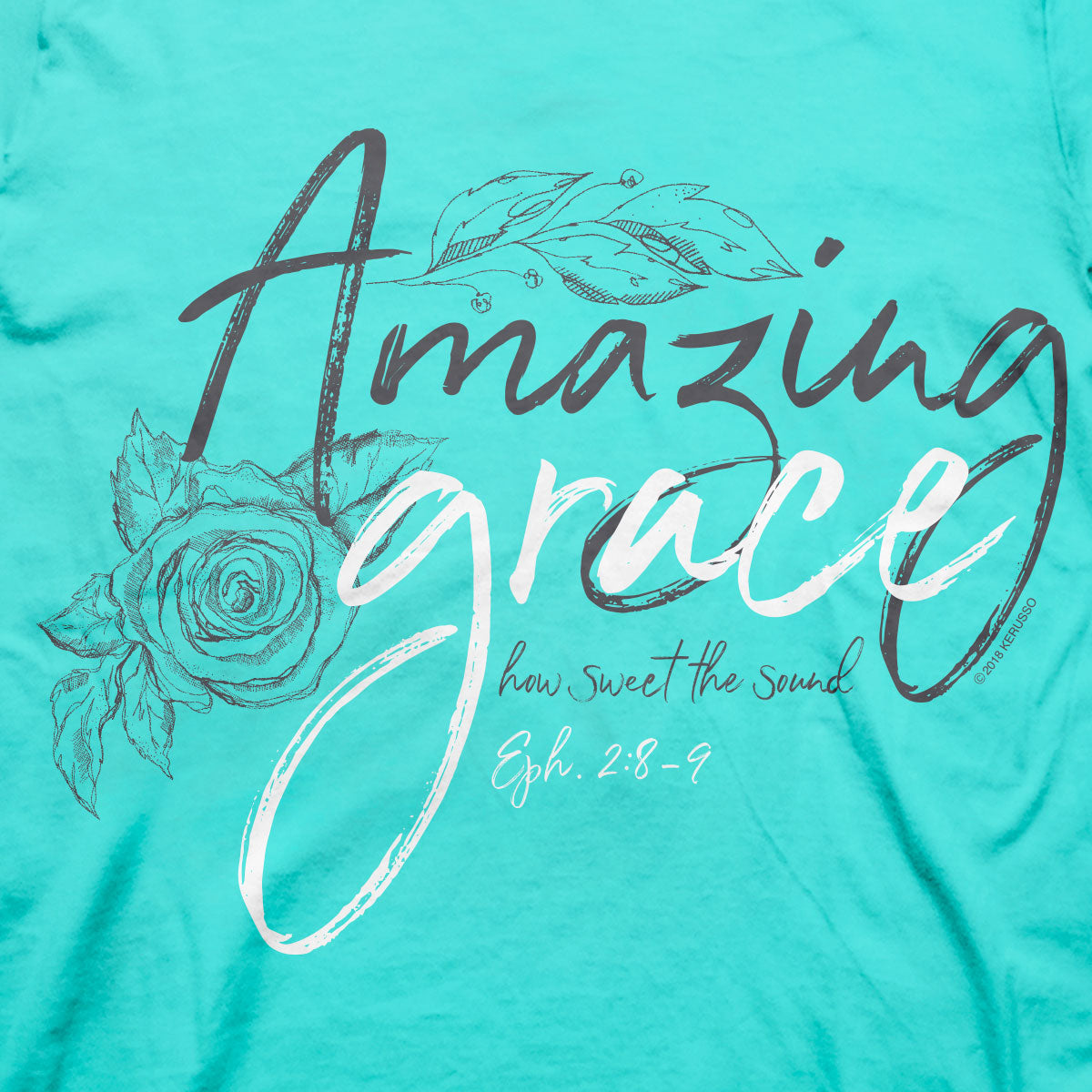Kerusso Womens T-Shirt Grace Drawings Secondary image