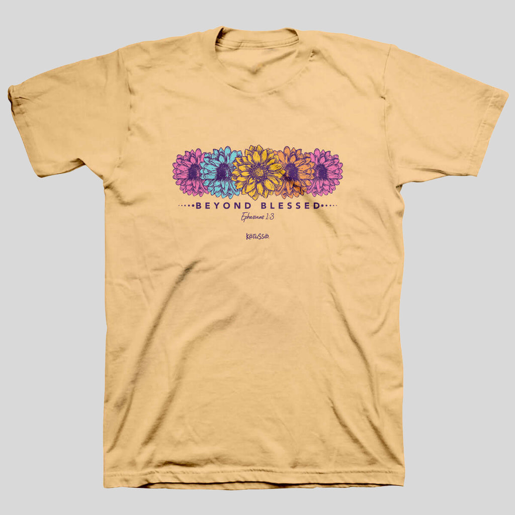 Kerusso Womens T-Shirt Beyond Blessed Ephesians 1:3