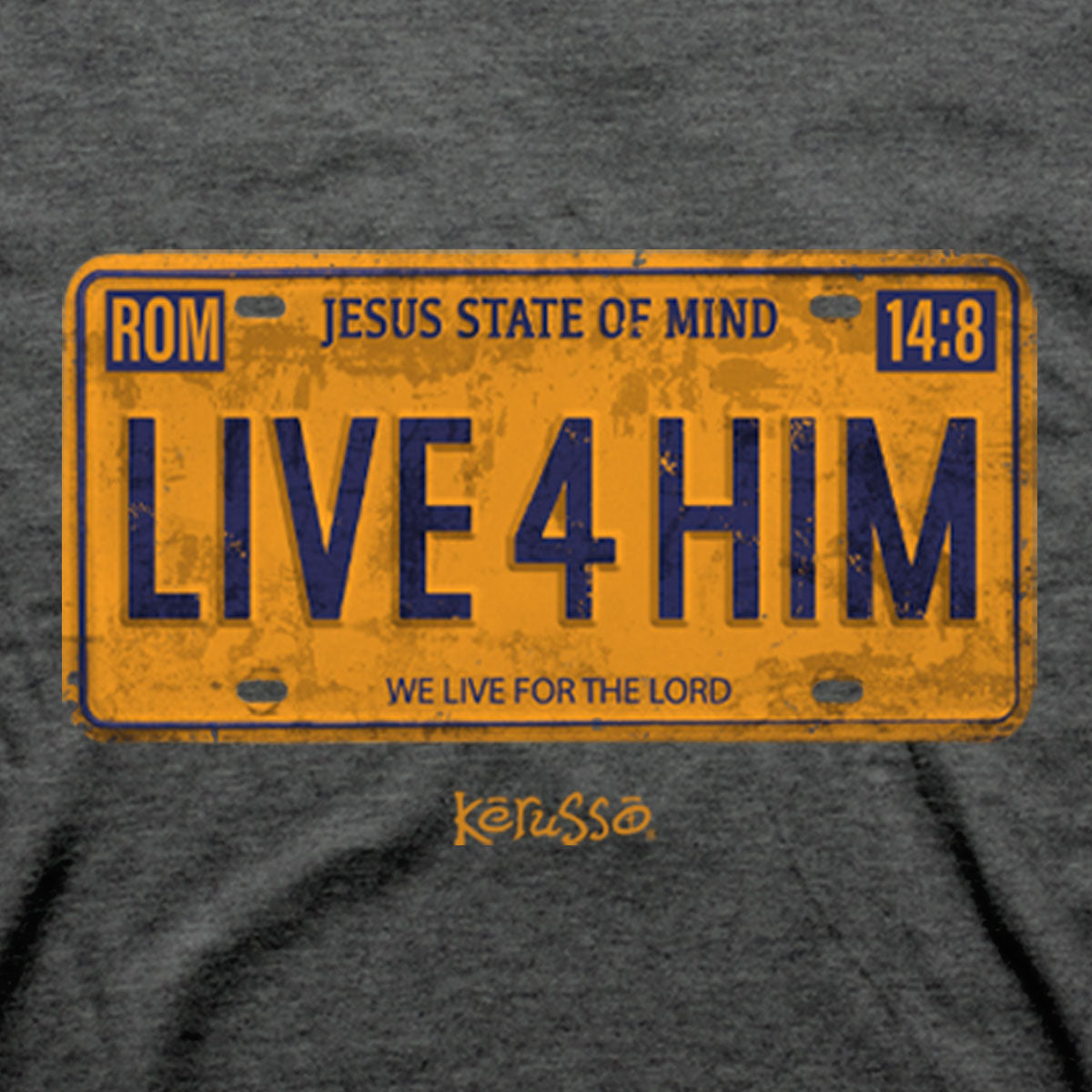 Kerusso Christian T-Shirt Live 4 Him
