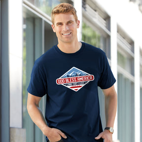 Kerusso Christian T-Shirt God Bless America