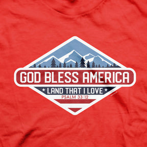 Kerusso Christian T-Shirt God Bless America