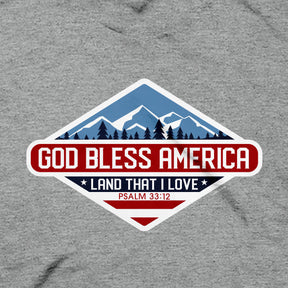 Kerusso Christian T-Shirt God Bless America