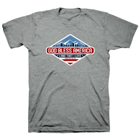 Kerusso Christian T-Shirt God Bless America