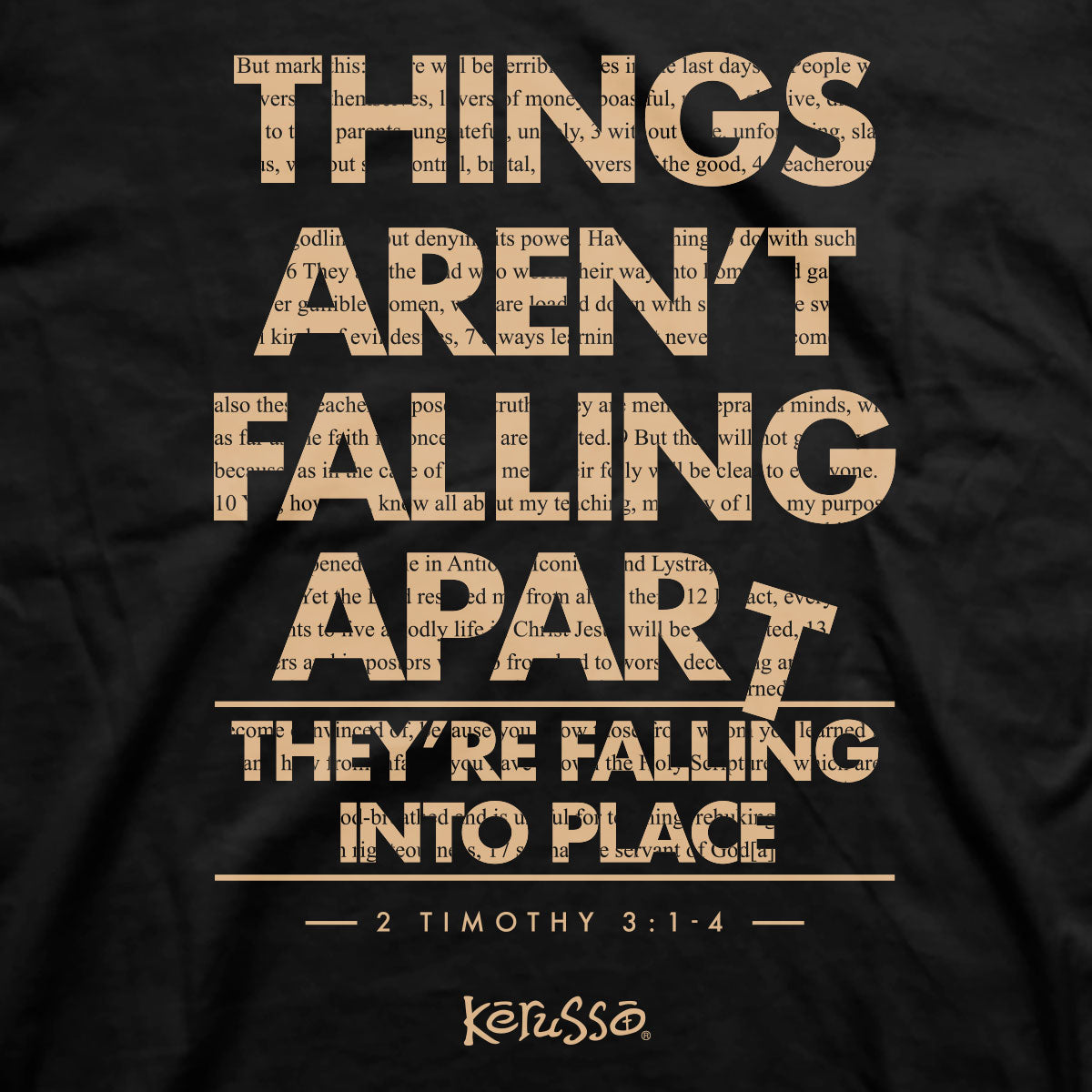 Kerusso Christian T-Shirt Things Falling Apart