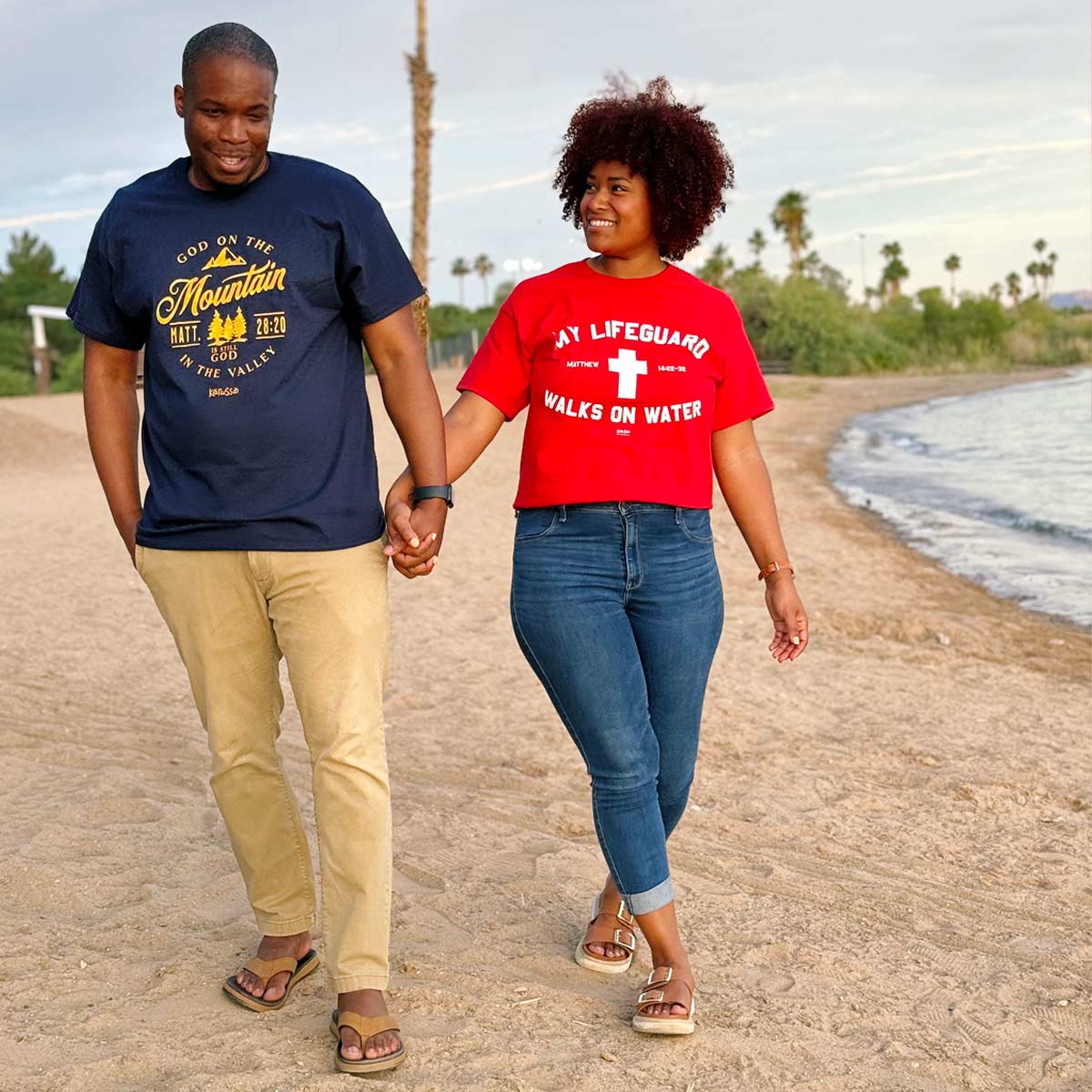 Kerusso Christian T-Shirt God On The Mountain