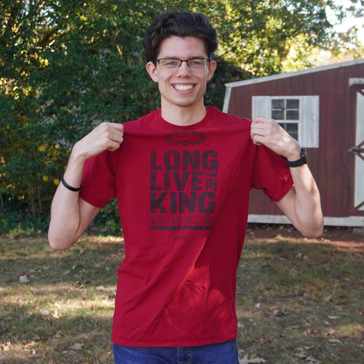 Kerusso Christian T-Shirt Long Live The King