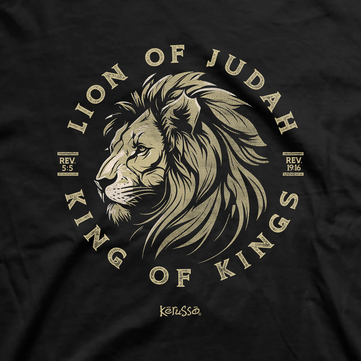 Kerusso Christian T-Shirt Lion Of Judah King Of Kings Secondary image