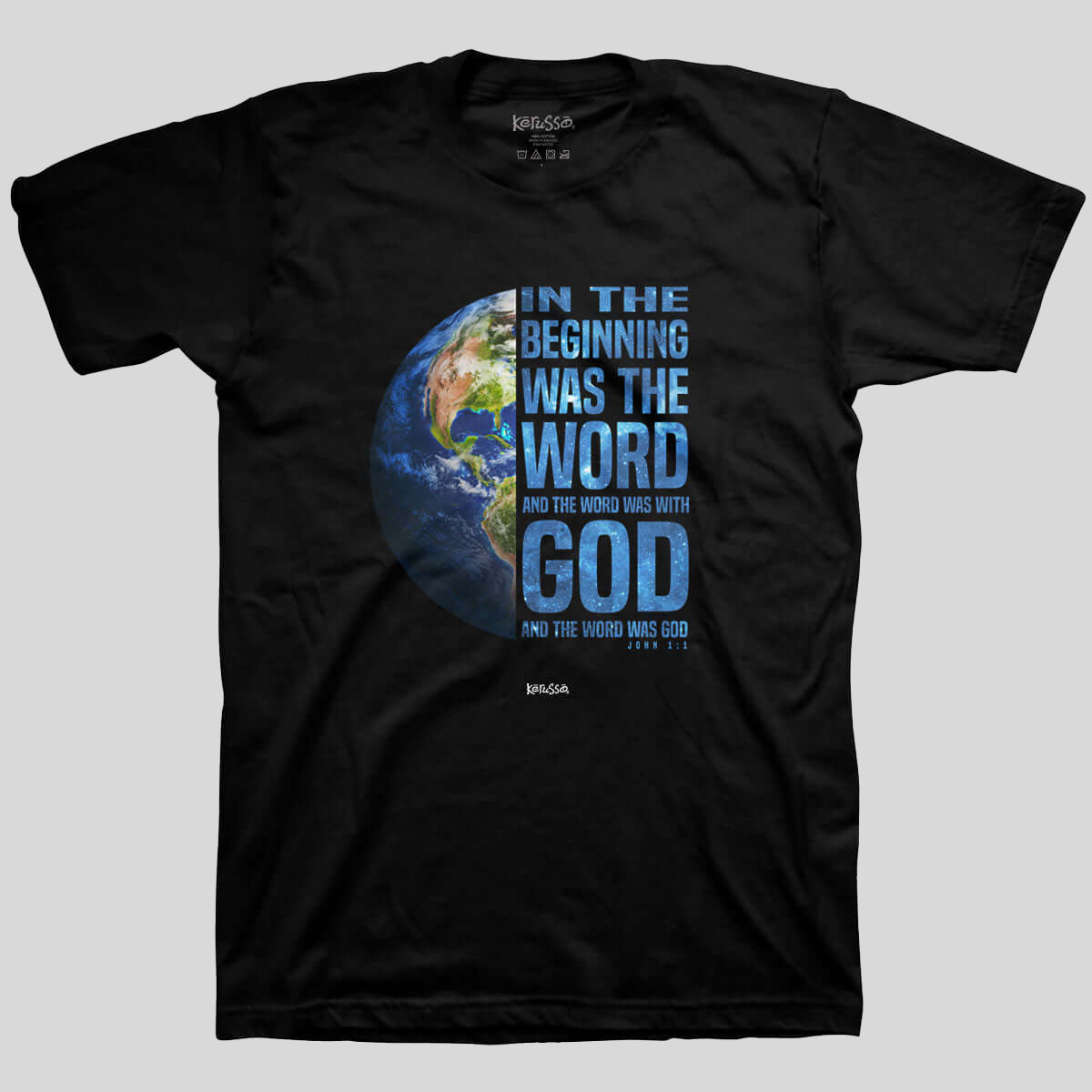 Kerusso Christian T-Shirt In The Beginning God Created Main image