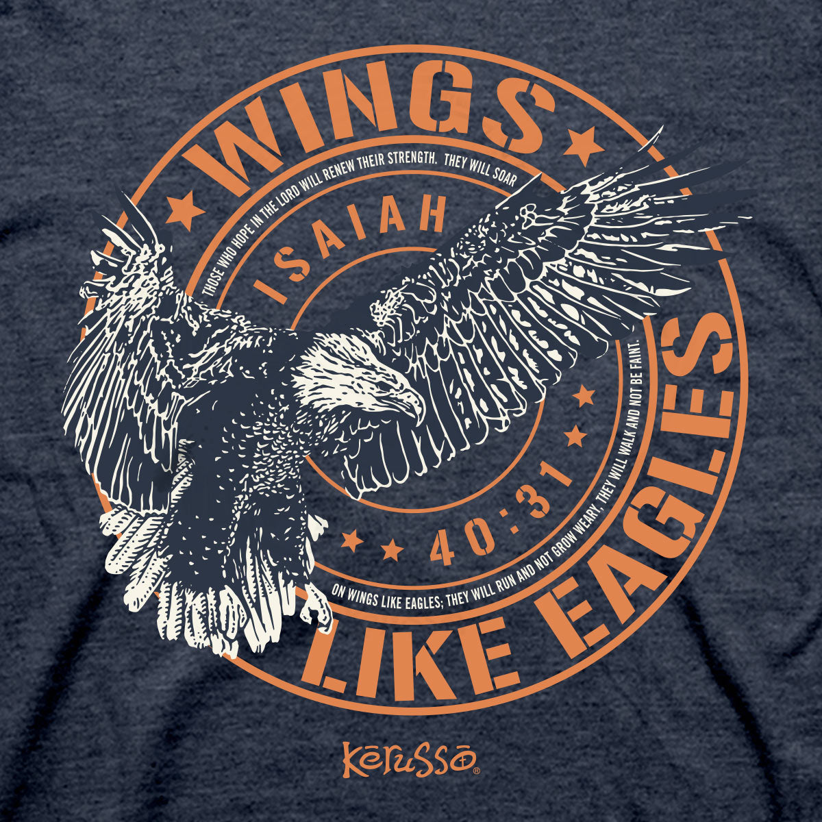 Kerusso Christian T-Shirt Soar On Wings Like Eagles Secondary image