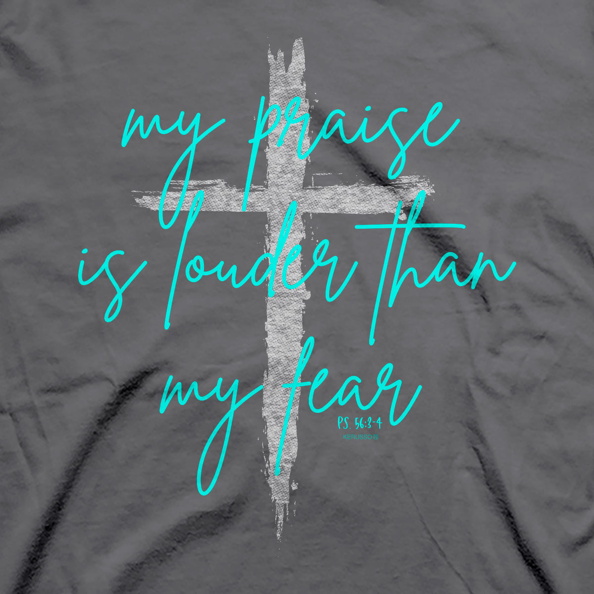 Kerusso Womens T-Shirt Praise Is Louder Secondary image