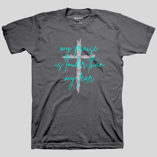 Kerusso Womens T-Shirt Praise Is Louder