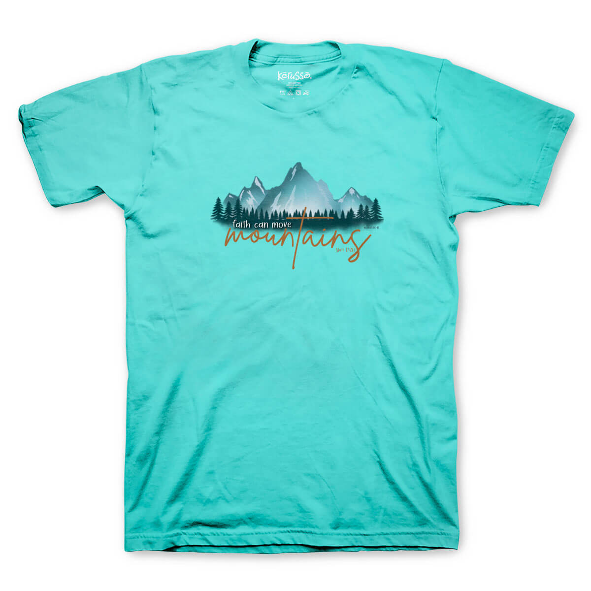 Kerusso Womens T-Shirt Move Mountains