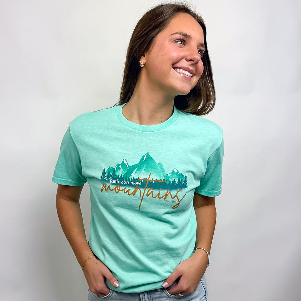 Kerusso Womens T-Shirt Move Mountains