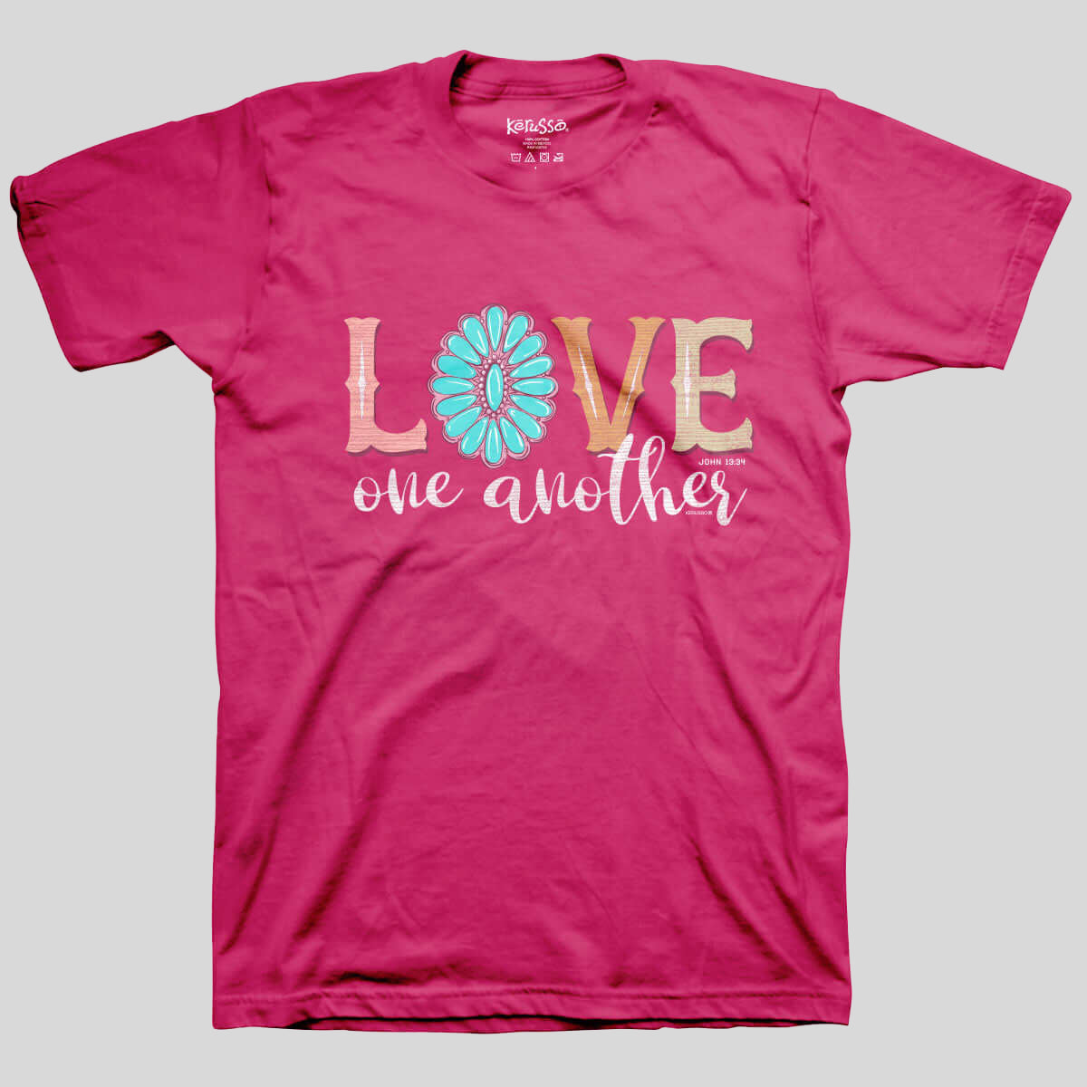Kerusso Womens T-Shirt Love One Another Main image