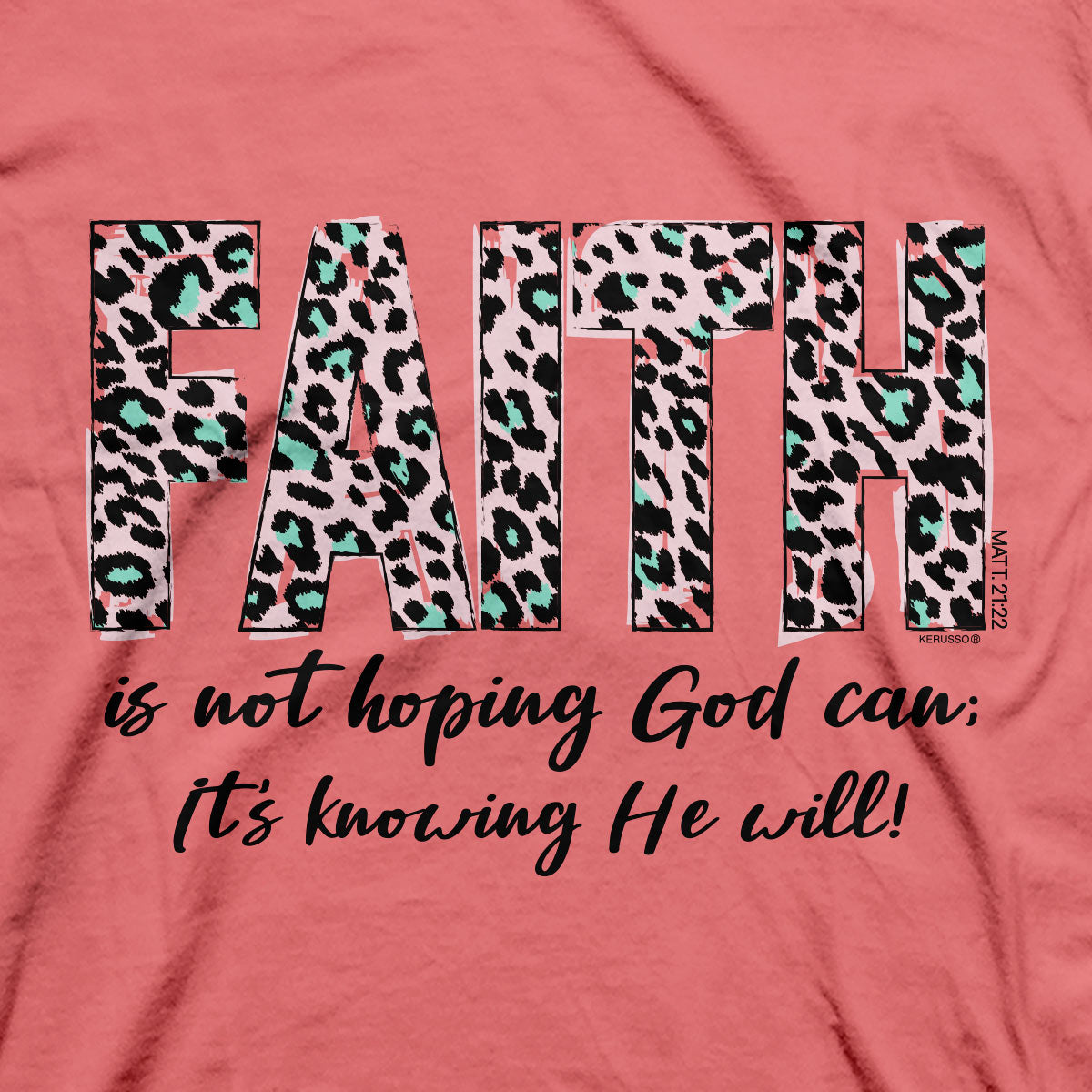 Kerusso Womens T-Shirt Have Faith Secondary image