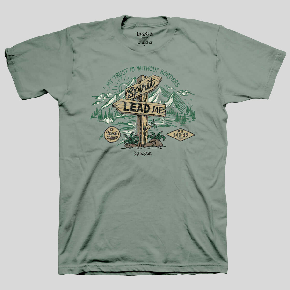 Kerusso Womens T-Shirt Spirit Lead Me
