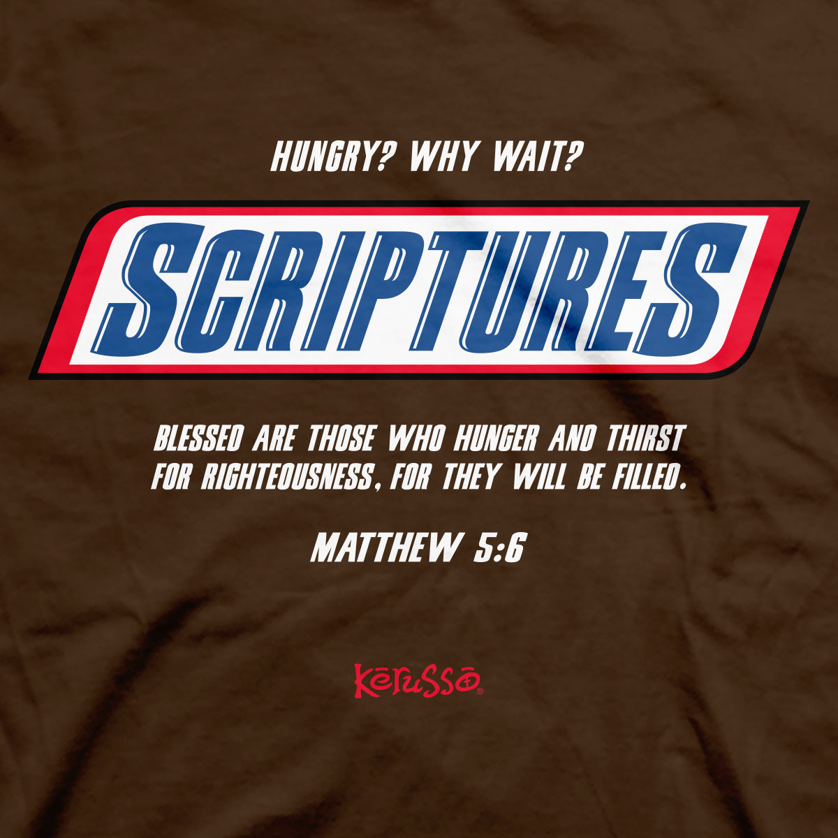 Kerusso 'Jesus Is Lord' T-Shirt - Cardinal Red, 100% Cotton Crew Neck, Faith-Based Apparel