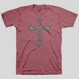 Kerusso Womens T-Shirt Blessed Cross