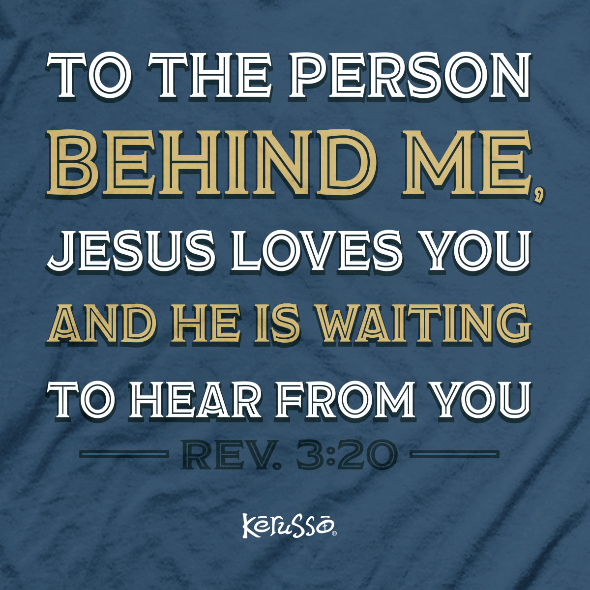 Kerusso Christian T-Shirt Jesus Loves You