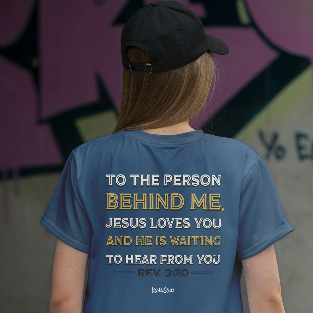 Kerusso Christian T-Shirt Jesus Loves You