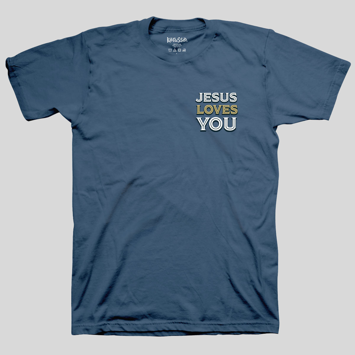 Kerusso Christian T-Shirt Jesus Loves You Secondary image
