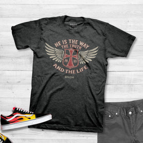 Kerusso Christian T-Shirt Wings John 14:6