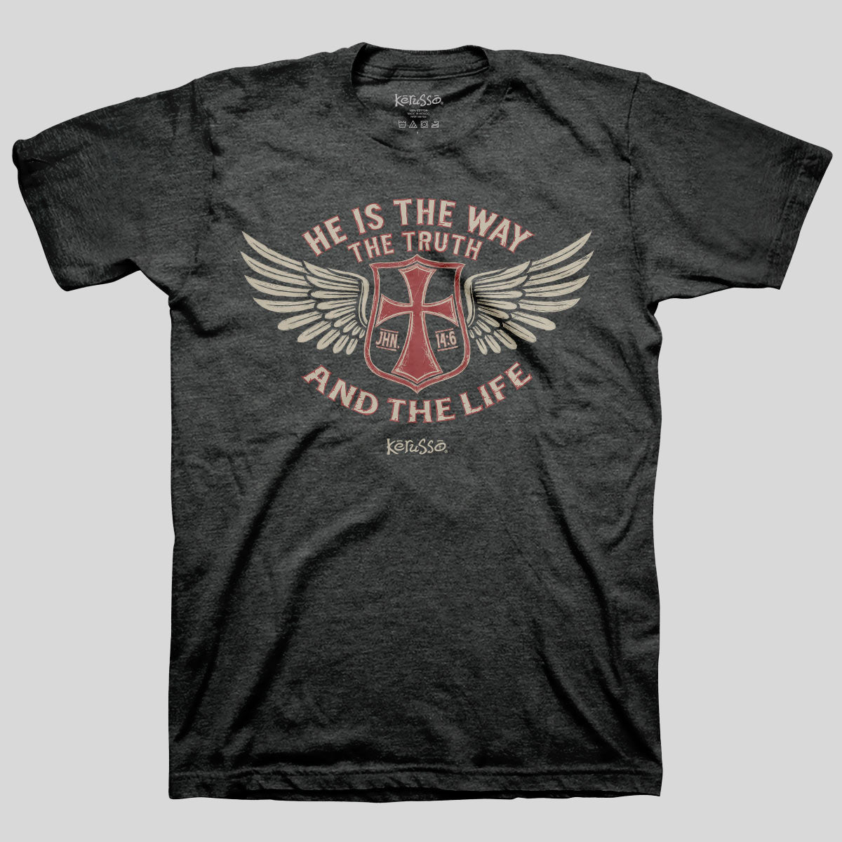 Kerusso Christian T-Shirt Wings John 14:6 Main image