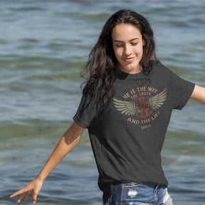 Kerusso Christian T-Shirt Wings John 14:6