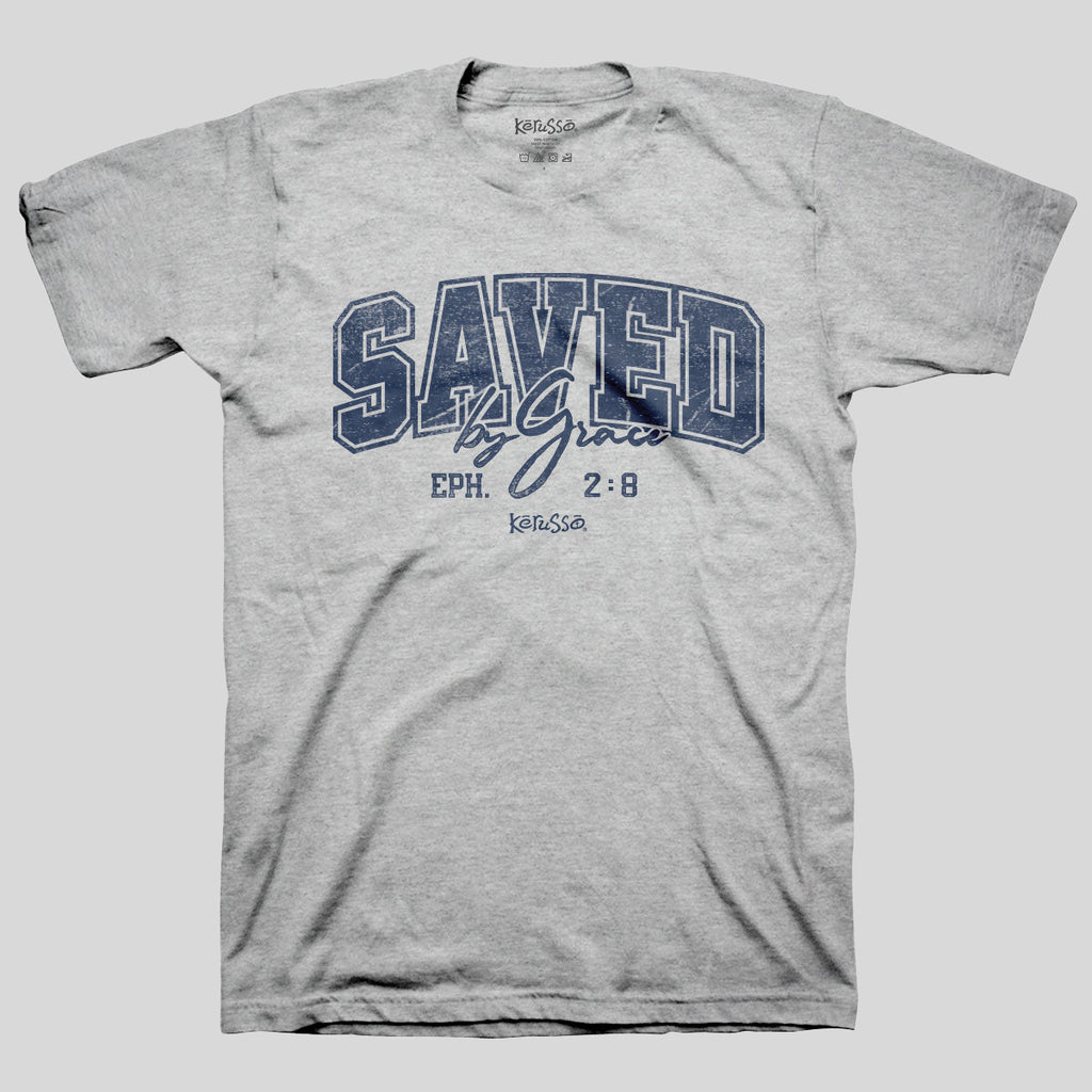 Kerusso Christian T-Shirt Saved By Grace