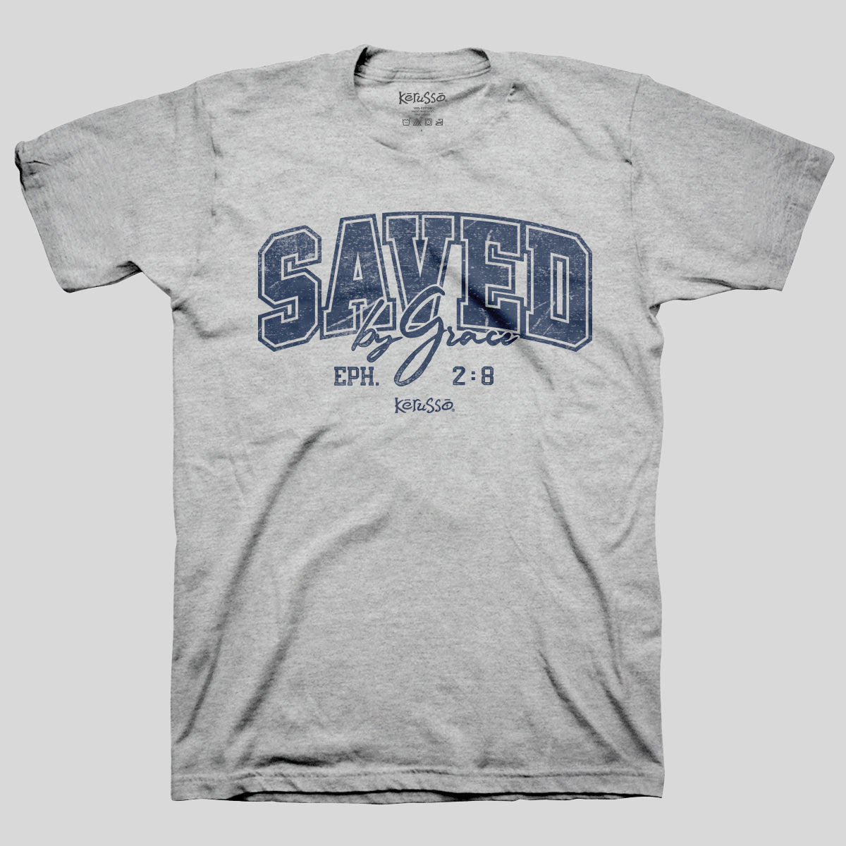 Kerusso Christian T-Shirt Saved By Grace