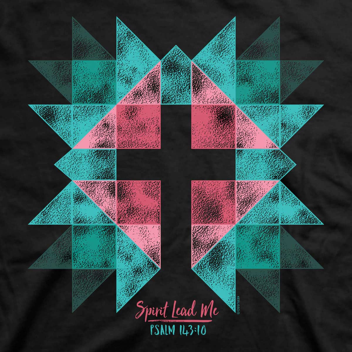 Kerusso Womens T-Shirt Cross Secondary image